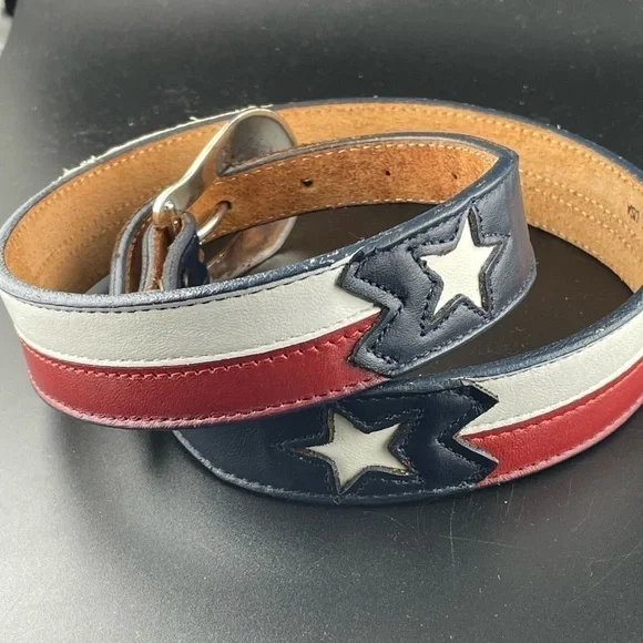 Nocona Texas Flag Belt Size 30​​​​​​​​​​​​​​​​​​​​​ - Picture 5 of 7